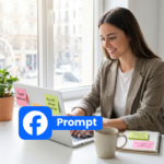 Create Ad Copy for Facebook Ads workspace with laptop